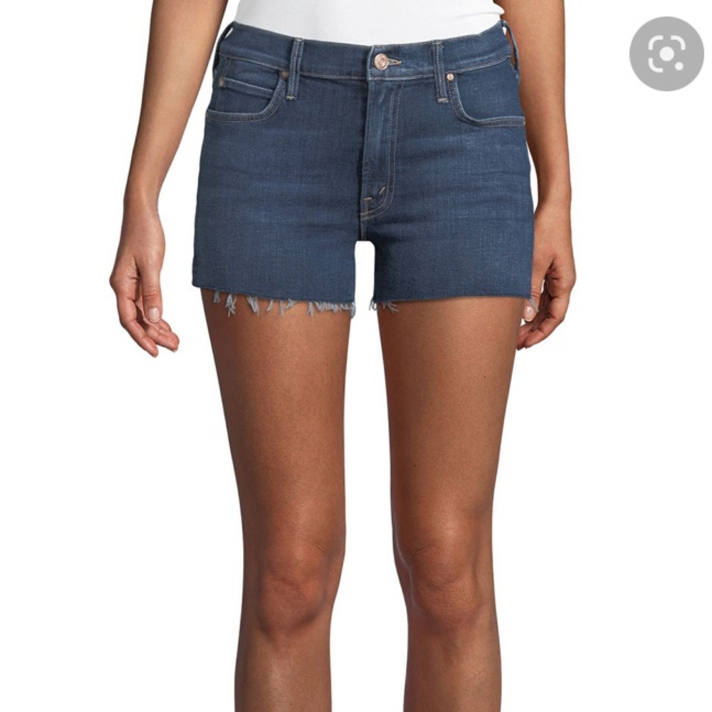 MOTHER denim the charmer fray shorts